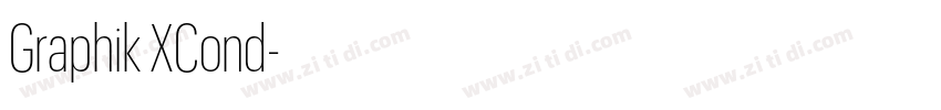 Graphik XCond字体转换